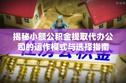 龙安揭秘小额公积金提取代办公司的运作模式与选择指南